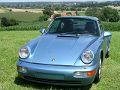 1986   Porsche 911 Carrera  3.2  Coupe, 964-Look, irisblau met